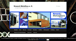 Desktop Screenshot of nowack-metallbau.de